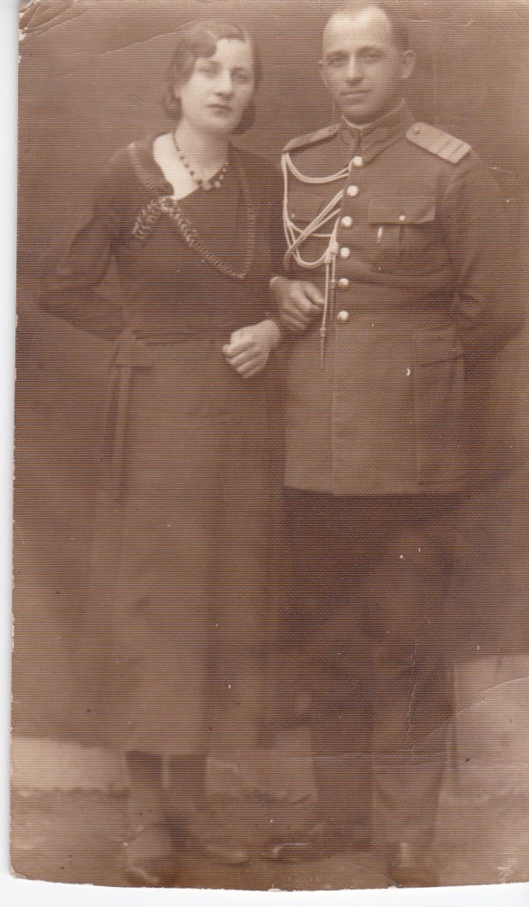Fotografie: Fotografie cu un plutonier major de jandarmi, 1934, 1934