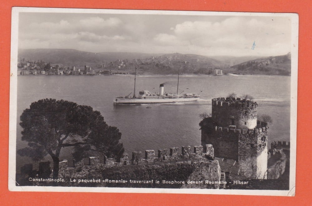 Fotografie: Fotografie-ilustrată „Serviciul Maritim Român — Pachebotul România în Strâmtoarea Bosfor”
