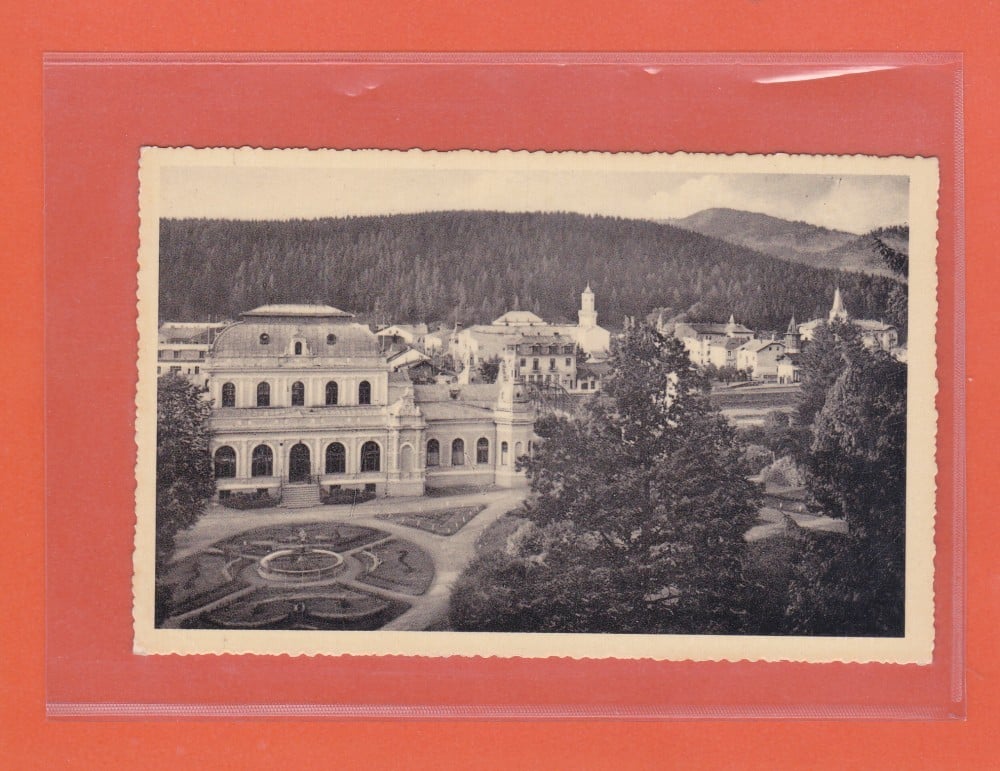 Fotografie: Vedere „Vatra Dornei — Cazinoul cu parcul Runc”, 1938, necirculată