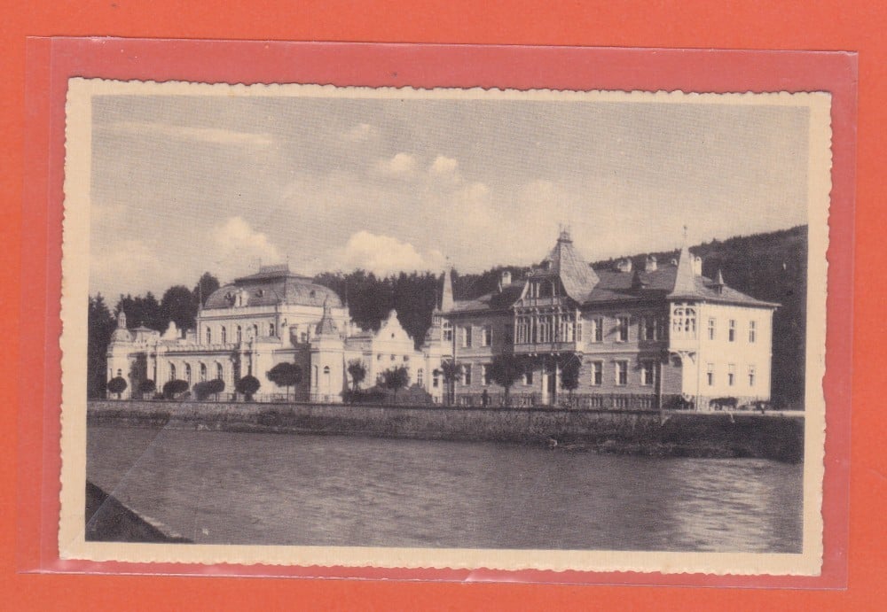 Fotografie: Vedere „Vatra Dornei — Cazinoul și Hotelul balnear”, 1939, necirculată
