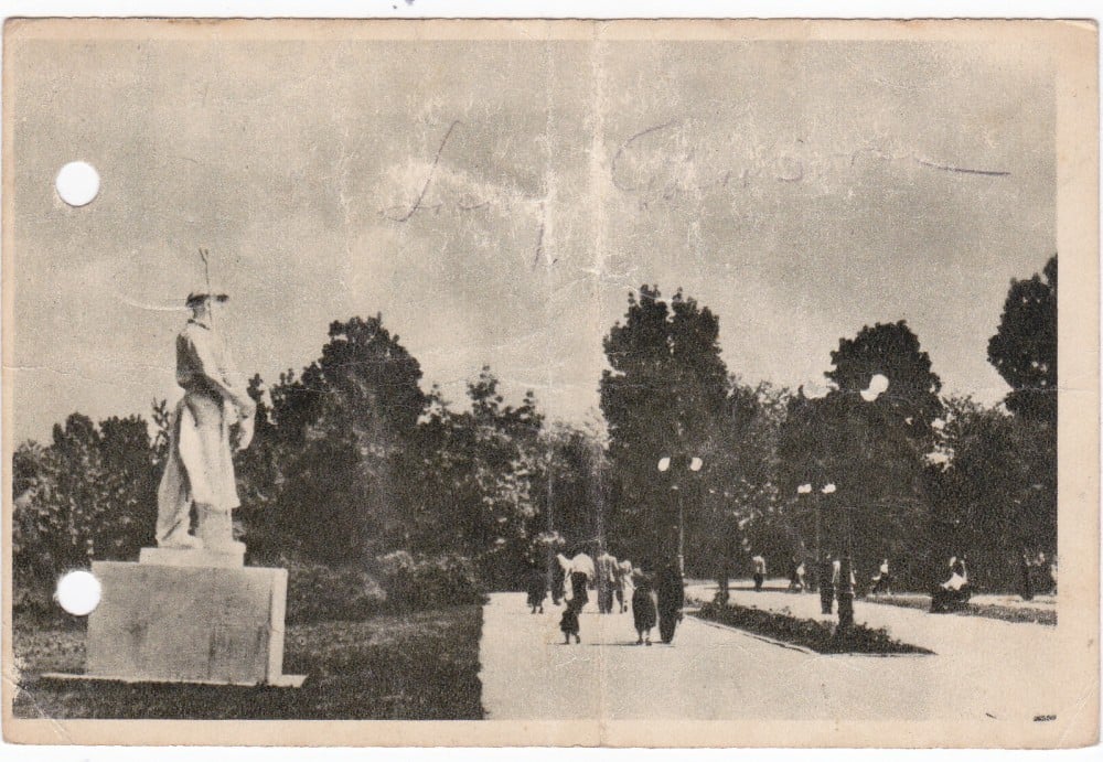 Fotografie: Ilustrată „București — Parcul de cultură și odihnă I.V. Stalin”, 1955