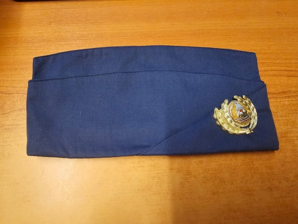 Fotografie: Bonetă militară de ofițer inferior cu cuc, R.S.R.