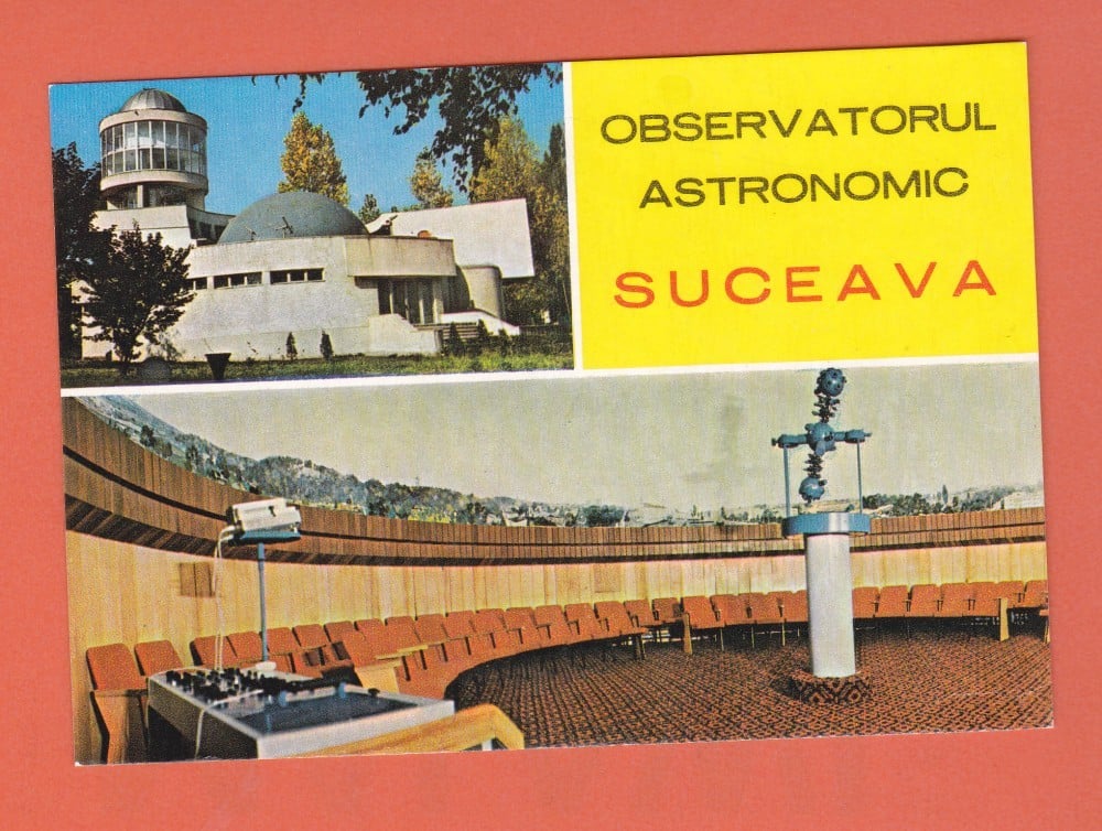 Fotografie: Carte poștală „Muzeul Județean Suceava — Observatorul astronomic, Planetariul”