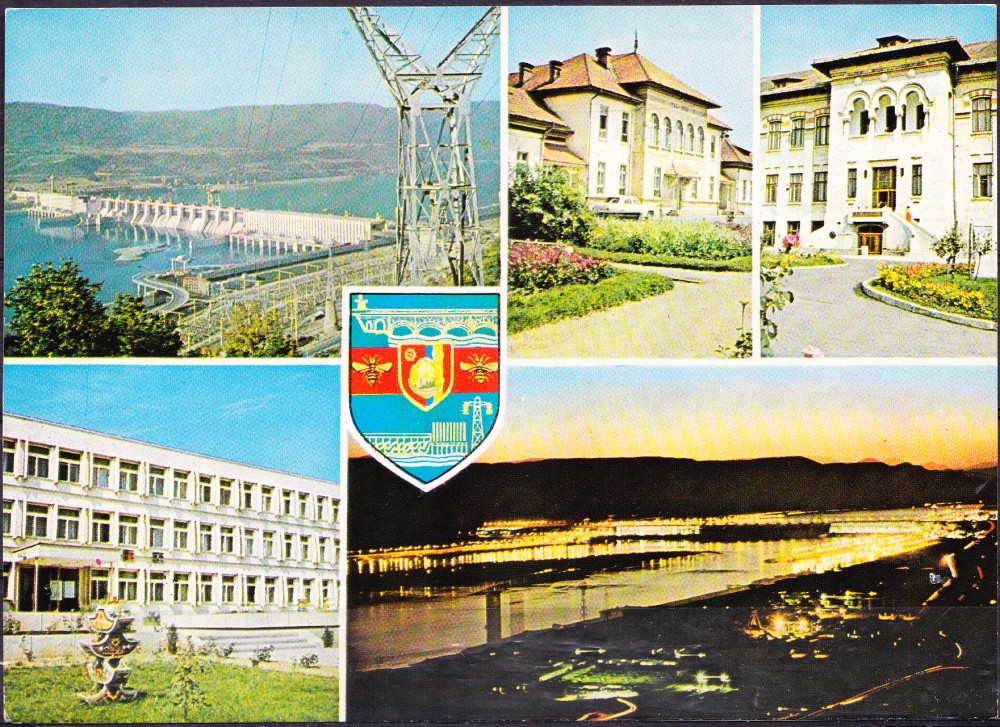 Județul Mehedinți, colaj — carte poștală nr. 738, necirculată
