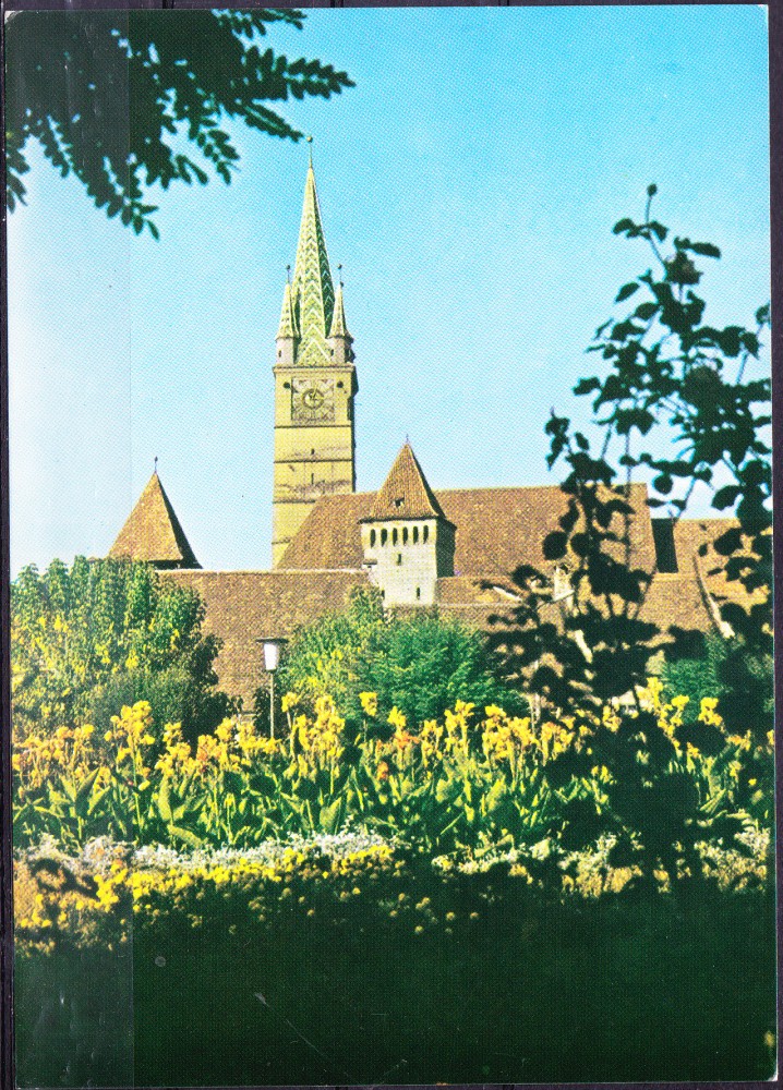 Mediaș, vedere — carte poștală nr. 735, necirculată