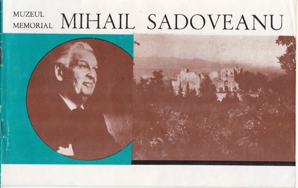 Muzeul memorial „Mihail Sadoveanu” — broșură, 1983