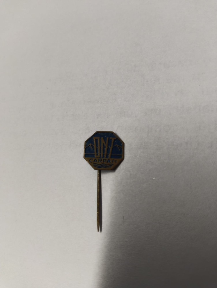 Insignă pin ONT Carpați — alamă, email